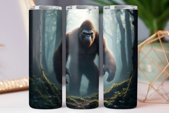Bigfoot Tumbler Wrap: Graphics for Tumbler Wraps