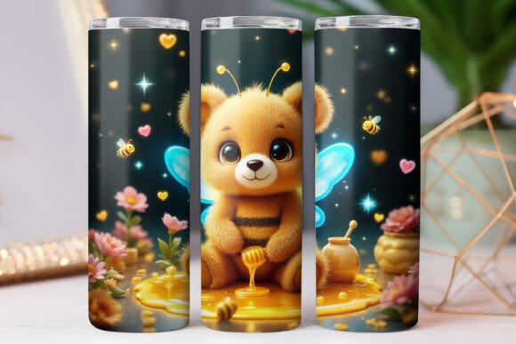 Cute Bee Sunflower Tumbler Wraps: A Graphics Review