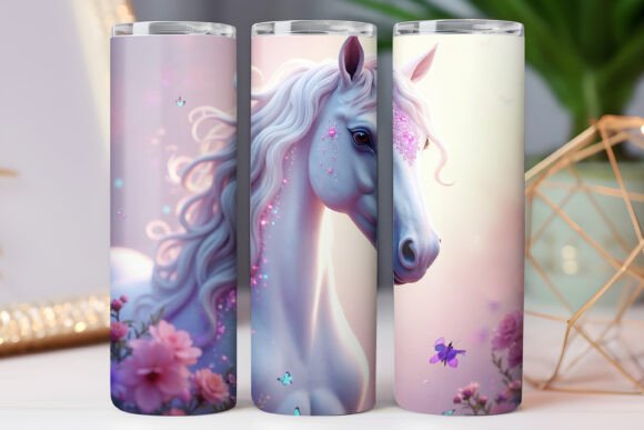 Cute Horse Tumbler Wraps 20oz Skinny Jpg Graphics
