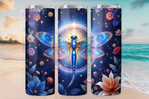 Dragonflies Tumbler Wraps: Graphics Asset Review