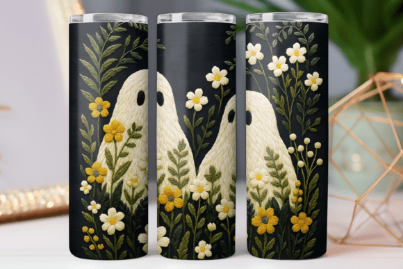 Embroidery Floral Tumbler Wrap Graphics Freebies Review