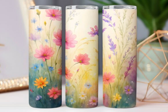 Flower Pattern Tumbler Wrap: Graphics & Illustrations Review
