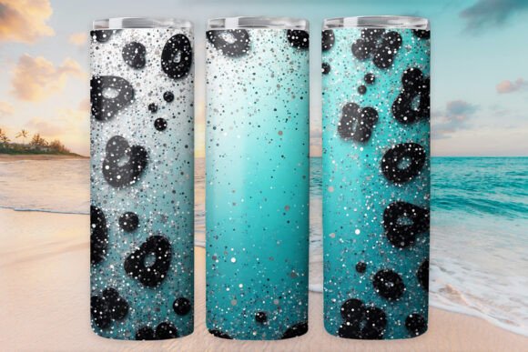 Leopard Glitter Tumbler Wrap: Graphics for Small Business Branding