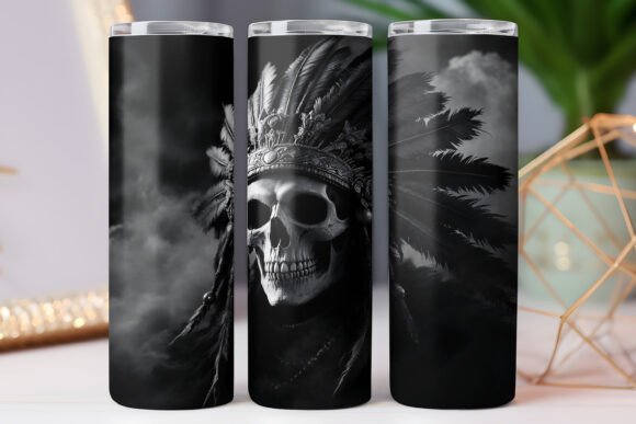 Native American Tumbler Wrap Design for Graphics & Tumbler Wraps